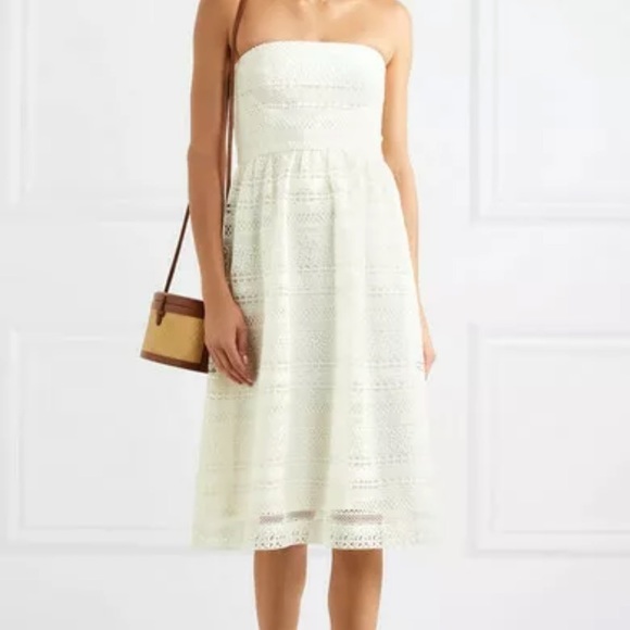 j crew white lace dress